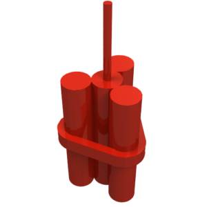 64728 – Minifigure, Utensil Dynamite Sticks Bundle