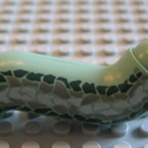bb0296pb01 – Serpent Basilisk Neck S-Curve with Fixed Pin with Scales Pattern