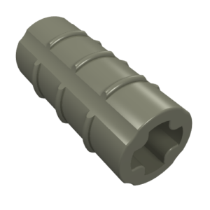 6538 – Technic, Axle Connector 2L (Ridged Undetermined Type)