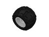 6580c01 – Wheel 43.2 x 28 Balloon Small with Black Tire 43.2 x 28 S Balloon Small (6580 / 6579)