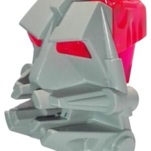 32553c07 – Bionicle Head Connector Block 3 x 4 x 1 2/3 with Trans-Dark Pink Eye / Brain Stalk (32553 / 32554)