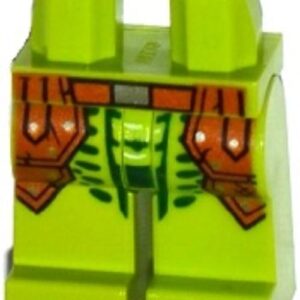 970c00pb0523 – Hips and Legs with Dark Green Scales and Medium Nougat Belt and Leg Armor Pattern