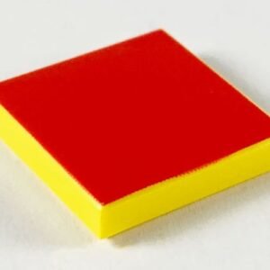 3068pb45 – Tile 2 x 2 with Scala Red Top Pattern