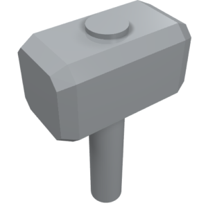75904 – Minifigure, Utensil Tool Sledgehammer (Mjolnir, Hammer)