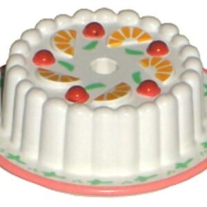 33013pb01 – Cake with Red Cherries and Orange Wedges Pattern