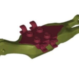 bb1308c03 – Dinosaur Body Pteranodon, 4 Studs, 6 Clips with Fixed Dark Red Top