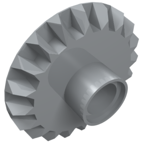 87407 – Technic, Gear 20 Tooth Bevel with Pin Hole