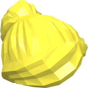 87990 – Minifigure, Hair Female Ponytail and Swept Sideways Fringe