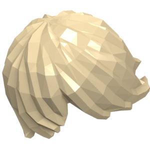 87991 – Minifigure, Hair Tousled with Side Part
