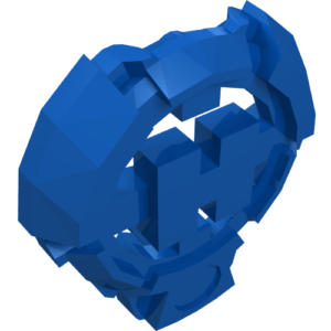 92199 – Hero Factory Chest Badge with &lsquo;H&rsquo; and Flat Bottom