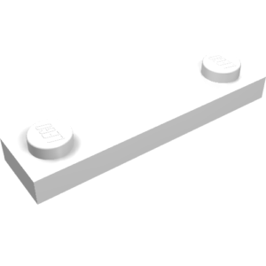 92593 – Plate, Modified 1 x 4 with 2 Studs without Groove