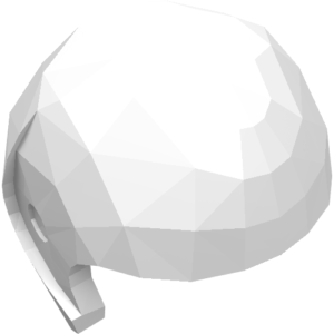 93560 – Minifigure, Headgear Helmet Sports/Flight