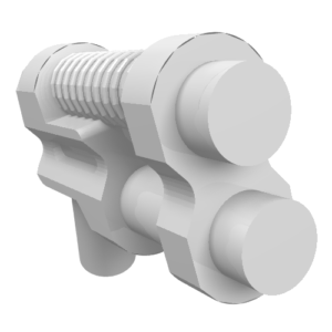 95199 – Minifigure, Weapon Gun, Two Barrel Pistol