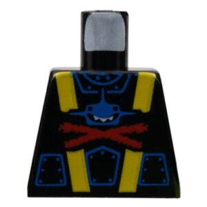 973pb0075 – Torso Aquazone Aquashark Blue Shark with Red 'X' Pattern