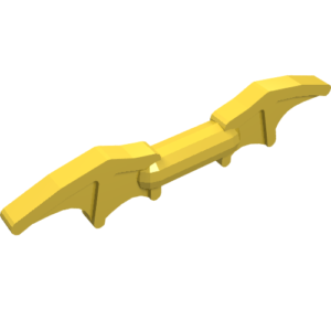 98721 – Minifigure, Weapon Batman Batarang (2 Bat Wings with Bar in Middle)