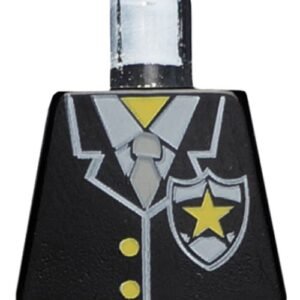 973px20 – Torso Police Suit with Yellow Star Badge Pattern