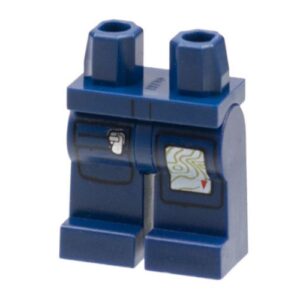 970c00pb0126 – Hips and Legs with Topographical Map and Zippered Pocket Pattern