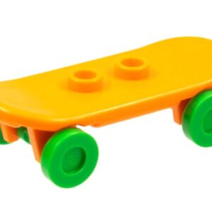 42511c06 – Minifigure, Utensil Skateboard Deck with Bright Green Wheels (42511 / 2496)
