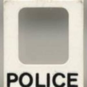 2377pb01 – Window 1 x 2 x 2 Plane with ‘POLICE’ Pattern