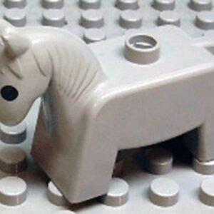 4009pb01 – Duplo Horse Small with Solid Black Eyes Pattern