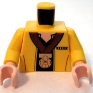 973pb0613c01 – Torso SW Jacket with Black Undershirt and Gold Medal Pattern / Yellow Arms / Light Nougat Hands