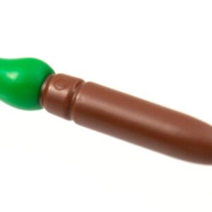 93552pb04 – Minifigure, Utensil Paint Brush with Molded Green Bristles Pattern