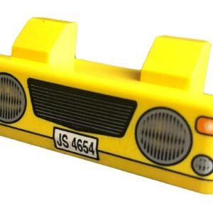 45409pb01 – Vehicle, Grille 2 x 6 with 2 Technic Pins with 'JS 4654' and Headlights Pattern