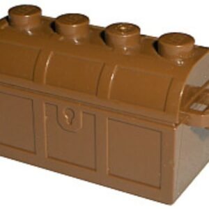 4738bc01 – Container, Treasure Chest with No Slots in Back and (Same Color) Thin Hinge Curved Lid (4738b / 4739b)