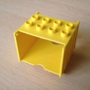 6395 – Duplo, Train Freight Container 2 x 4 Studs on Top, Open Sides