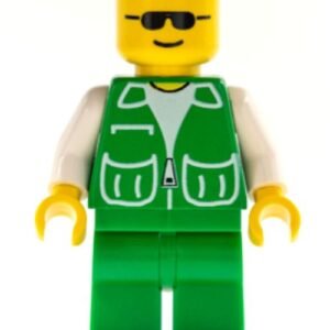game002 – Jacket Green with 2 Large Pockets – Sunglasses, Green Legs, No Headgear (Green Cruiser)