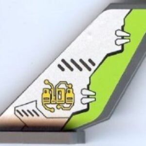 6239pb028 – Tail Shuttle with Circuitry and Lime Edge Pattern on Both Sides (Stickers) – Set 8108