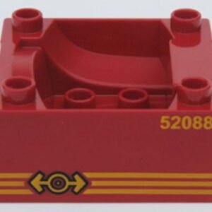 51547pb06 – Duplo, Train Cab / Tender Base with Bottom Tube and 52088 Locomotive Pattern