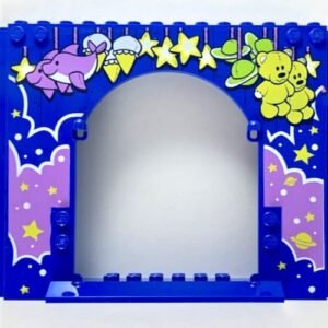 15626pb07 – Panel 4 x 16 x 10 with Medium Lavender Cloud with Stars and Planets, Carnival Prizes Pattern