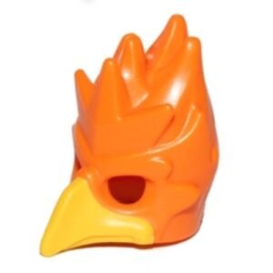 16656pb04 – Minifigure, Headgear Mask Bird (Phoenix) with Yellow Beak Pattern