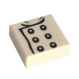 3070bpb095 – Tile 1 x 1 with Groove with Chef Jacket Pattern