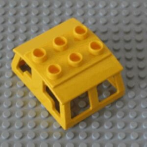 6408 – Duplo, Train Locomotive Cabin Roof 2 x 3 Studs