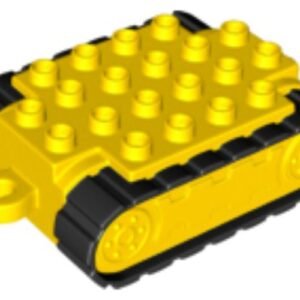 25600c01 – Duplo Caterpillar Base with Black Treads