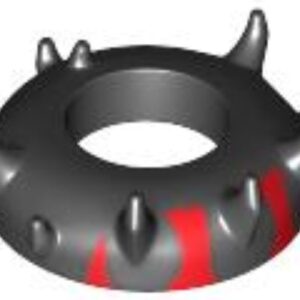 95747pb02 – Minifigure, Headgear Head Top, SW Zabrak Horns, Darth Maul Pattern