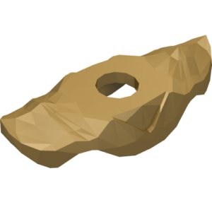 11438 – Minifigure Armor Shoulder Pads with Ridges