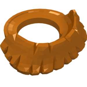 15501 – Minifigure Beard, Short