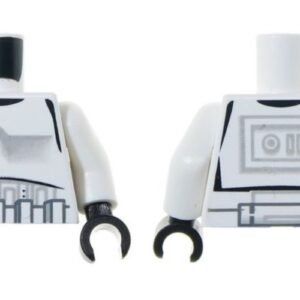 973pskc01 – Torso SW Armor Stormtrooper Pattern / White Arms / Black Hands