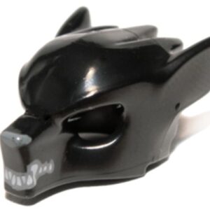 11233pb04 – Minifigure, Headgear Mask Wolf with Fangs and Dark Bluish Gray Nose Pattern