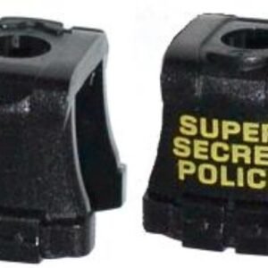 15423pb01 – Minifigure Vest Body Armor with Minifigure Head Badge and 'SUPER SECRET POLICE' Pattern