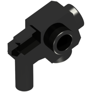 44709 – Minifigure, Weapon Gun, Blaster with Studs on Sides, Bottom, and Front