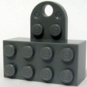 74188c01 – Magnet Brick, Modified 2 x 4 Sealed Base with Extension Plate with 2 Studs and Hole