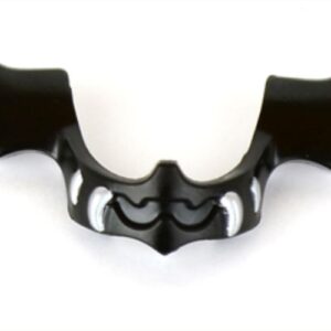 11691pb01 – Minifigure, Visor Chin Guard Elaborate with Silver Fangs Pattern