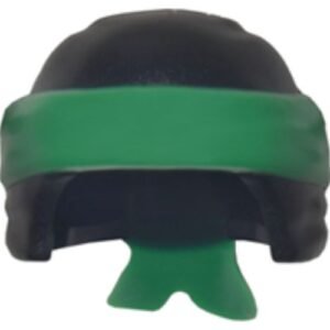 24496pb07 – Minifigure, Headgear Ninjago Wrap Type 3 with Molded Green Bandana and Knot Pattern