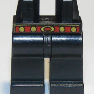 970c00pb0015 – Hips and Legs with Castle Knights Kingdom Red and Gold Belt Pattern