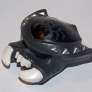 15475pb01 – Minifigure, Headgear Mask Scorpion with White Fangs and Pincers, Silver Spikes and Scorpion Emblem Pattern