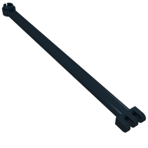 2375 – Hinge Bar 12L with 3 Fingers and Open End Stud